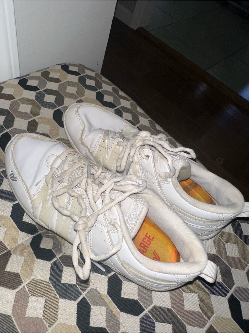 Women's Neutral White Lace-Up Casual Sneakers